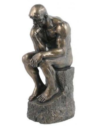 The Thinker by Rodin 10 Inch Bronze Statue