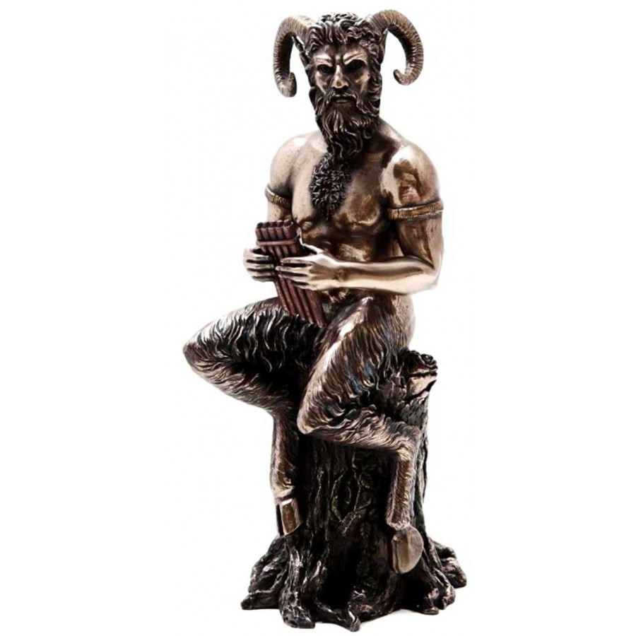 Fobie zeewier Nieuwheid Pan Greek God of Nature Horned God Statue