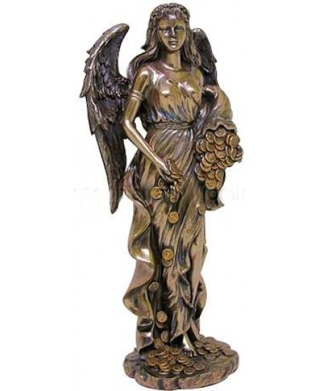 Lady Fortuna Greek Goddess Bronze Statue