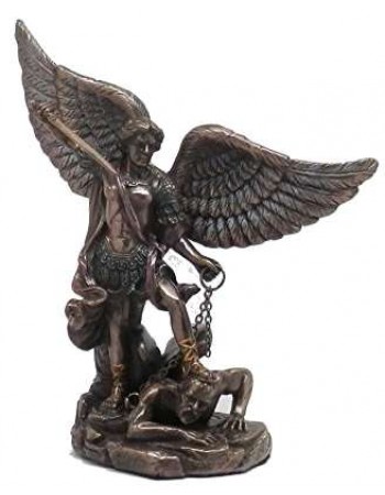 Archangel Michael 5 Inch Bronze Christian Statue