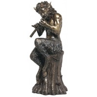 Baccchus Greek God of Nature Satyr Statue