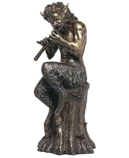 Baccchus Greek God of Nature Satyr Statue