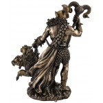 Hades Greek God of the Underworld Bronze Resin Statue