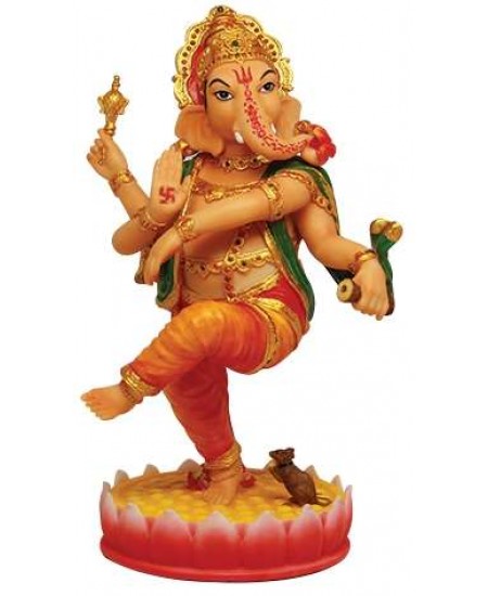 Dancing Ganesha Hindu God Statue