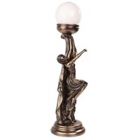 Art Nouveau Lady Dancer Table Lamp