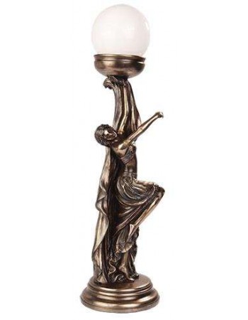 Art Nouveau Lady Dancer Table Lamp