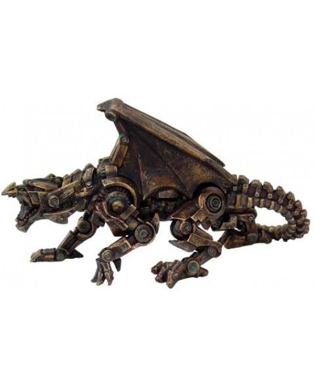 Steampunk Mechanical Dragon Statue