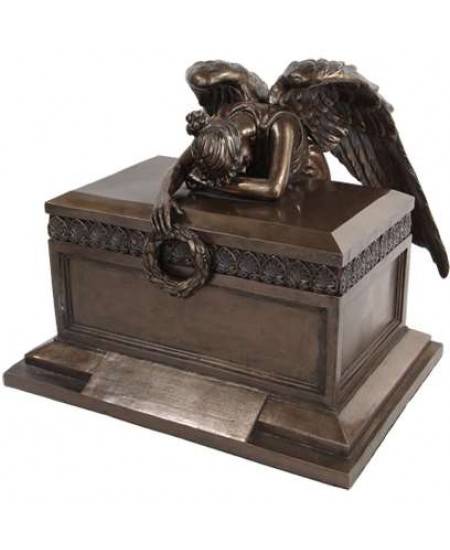 Angel of Bereavement Bronze Memorial Urn