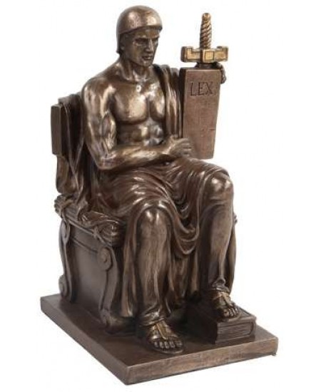 Authority of Law Bronze Resin Statue