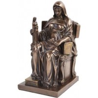 Contemplation of Law Bronze Statue