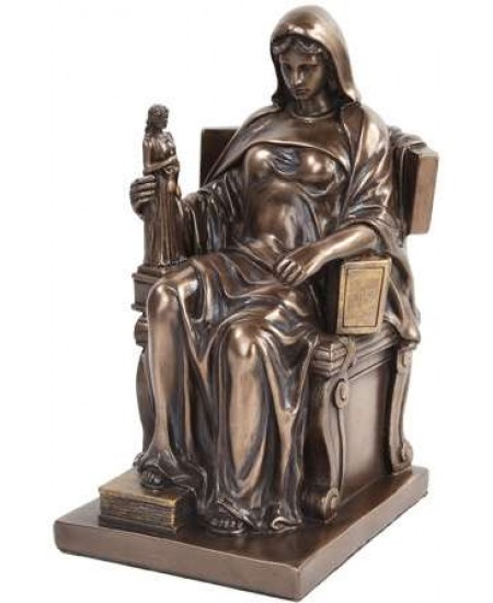 Contemplation of Law Bronze Statue