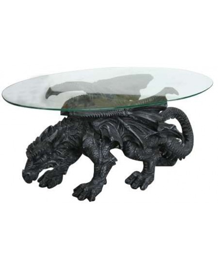 Shire Dragon Glass Topped Coffee Table