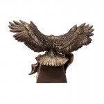 American Bald Eagle American Flag Statue