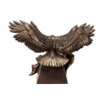 American Bald Eagle American Flag Statue