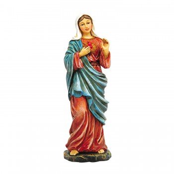 Sacred Heart of Mary Small Christian Statue