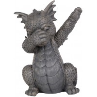 Dabbing Dragon Garden Statue