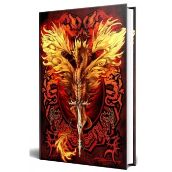 Dragon Flame Blade Embossed Journal