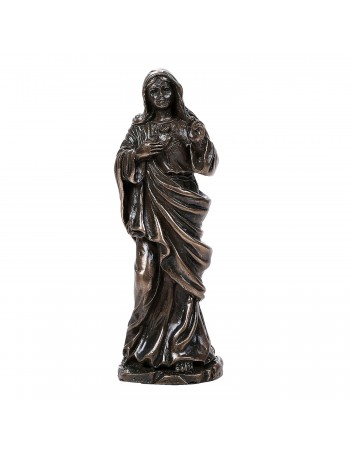 Immaculate Heart of Mary Bronze Catholic Statue