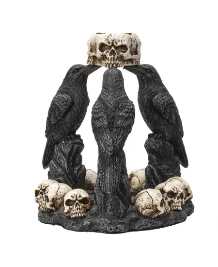 Raven Backflow Incense Burner