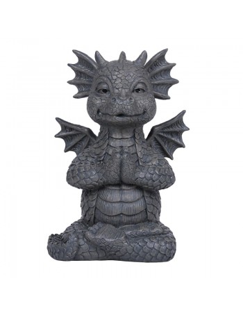 Meditation Small Dragon Garden Statue