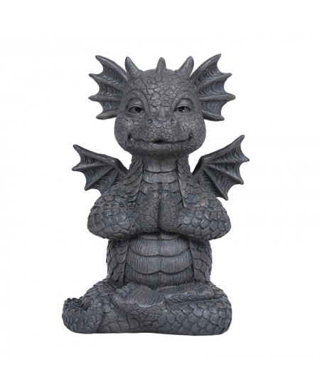 Meditation Small Dragon Garden Statue