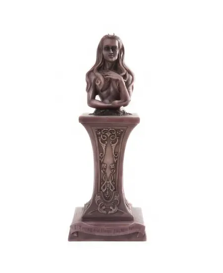Cresent Crowned Goddess Pedestal Wiccan Statue