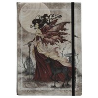 Red Fairy Queen Embossed Journal