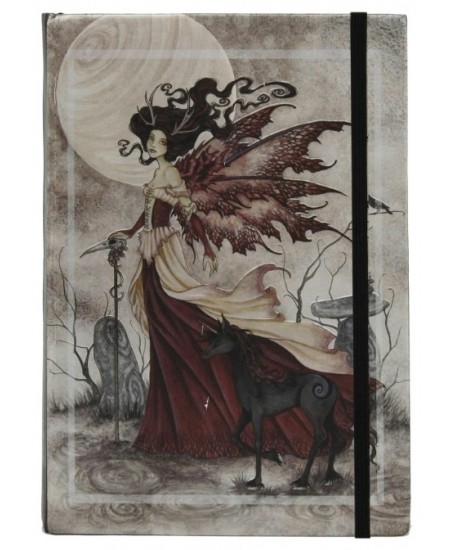 Red Fairy Queen Embossed Journal