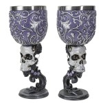 Deaths Desire Skull Gothic Goblet Set
