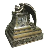 Mourning Angel Bronze Memorial Urn