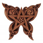 Butterfly Pentacle Wall Plaque