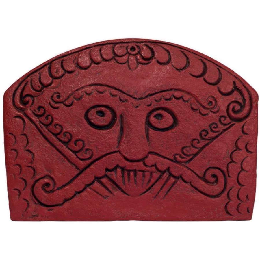 Loki Mask Shield Viking Art Norse God Wall Bronze Sculpture Home Rustic Decor