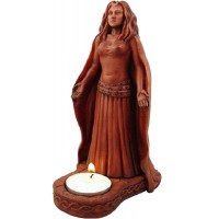 Moon Goddess Divine Feminine Votive Statue