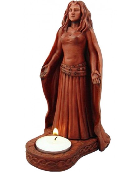Moon Goddess Divine Feminine Votive Statue