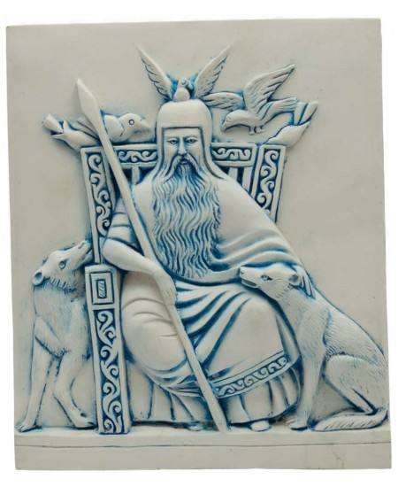 Odin Norse All-Father God Plaque