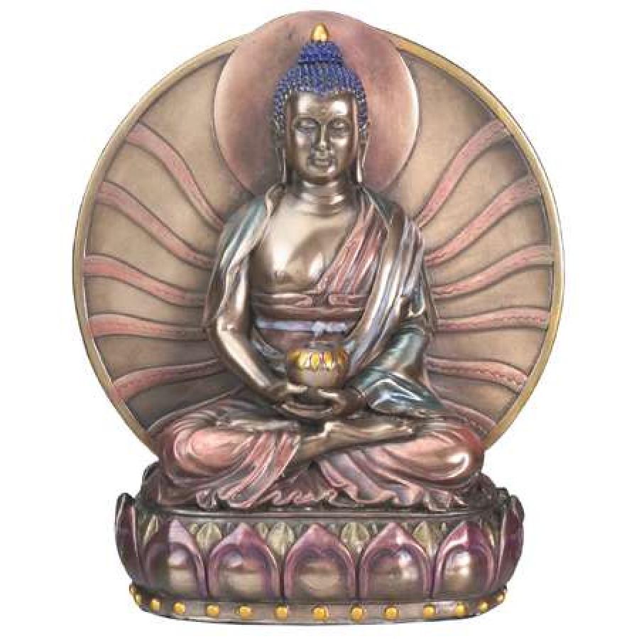 Buddha Anitabha Bronze Resin Statue