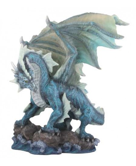 Water Dragon Blue Statue