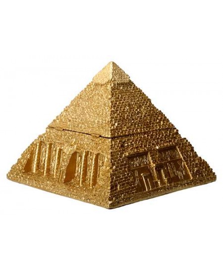 Pyramid Egyptian Golden 5 1/2 Inch Box