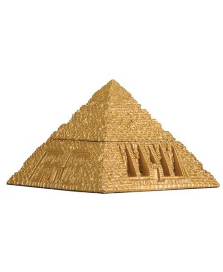 Pyramid Egyptian Golden 3 Inch Box