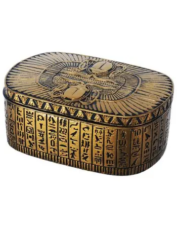 Winged Egyptian Revival Trinket Box