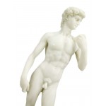 David by Michelangelo White Marble Statue