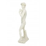 David by Michelangelo White Marble Statue
