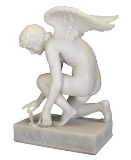 Cupid with Butterfly Chaudet Marble Statue