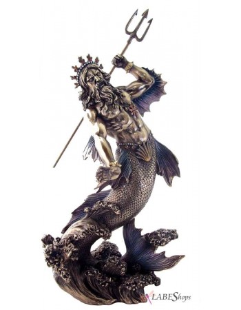 Poseidon Lord of the Sea Bronze Statue