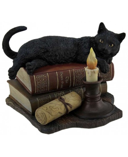 Witching Hour Black Cat Statue
