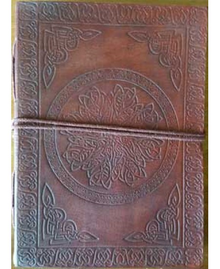Celtic Mandala Leather Journal