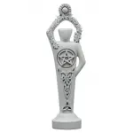 Pentacle Lord White Stone Finish Altar Statue